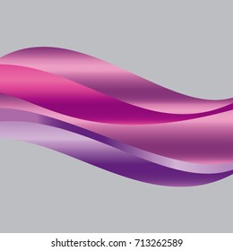 abstract  gradient wave background for web and print. vector illustration for surface design. fluent water luxury pink color element.