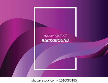 Abstract Gradient Wave colorful Background
