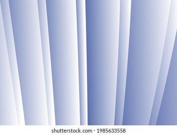 Abstract gradient waves background and folds. 3D illustration in gentle pastel colors.