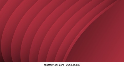 Abstract gradient waves background and folds. 3D illustration in gentle pastel colors.