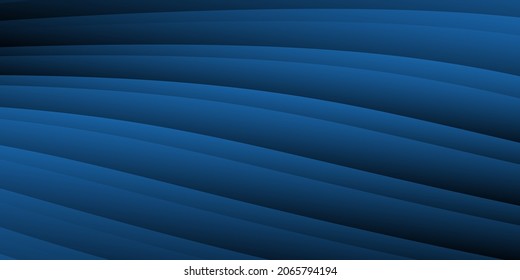 Abstract gradient waves background and folds. 3D illustration in gentle pastel colors.