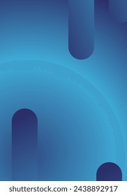Abstract gradient waves circle background