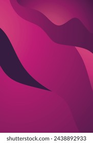 Abstract gradient waves circle background