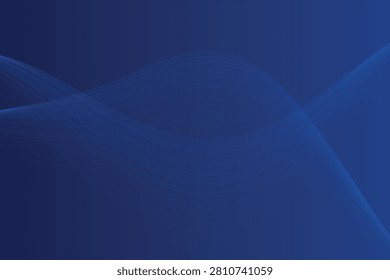 Abstract gradient waves in deep blue tones deepblue smooth