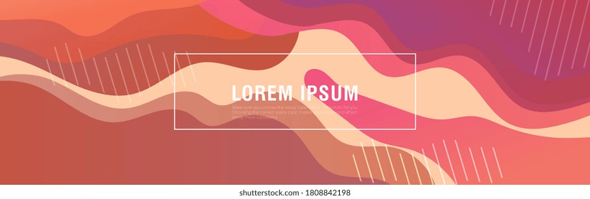 Abstract gradient wavy geometric banners, Abstract modern background with colorful style gradient color. modern landing page, cover page, website banners, Eps10 vector and illustrations.