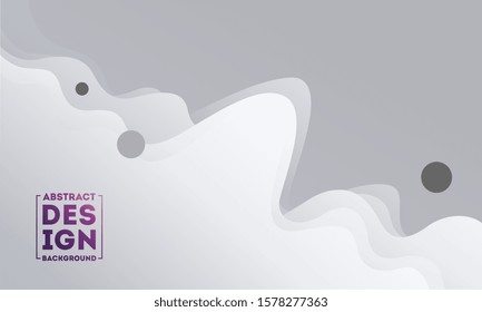 Abstract Gradient White and Gray gradient color background