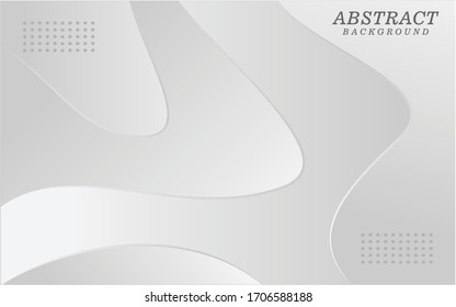 Abstract gradient white and gray color curve background
