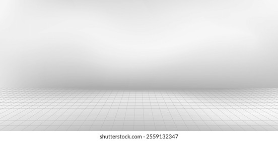 abstract gradient white gray color. natural defocused texture background. 3d wireframe pattern. architectural concept.