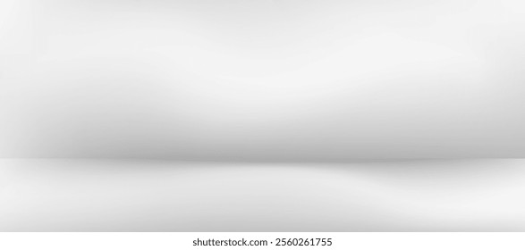 abstract gradient white gray color. natural defocused texture background. winter sky. product presentation stage.