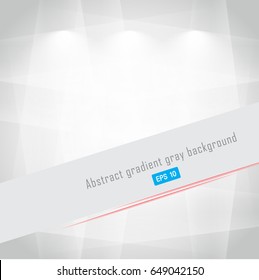 Abstract gradient white and gray color background