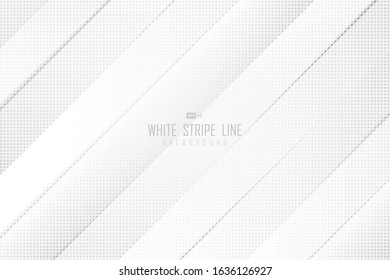 Abstract gradient white gray stripe line halftone decorative pattern design background. Use for ad, poster, template, print, presentation. illustration vector eps10