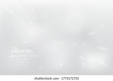 Abstract gradient white gray winter snowfall background