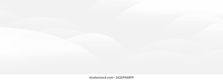 Abstract Gradient White grey liquid background. Modern background design. Dynamic Waves. Fluid shapes composition