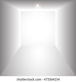 Abstract gradient white room - display your products