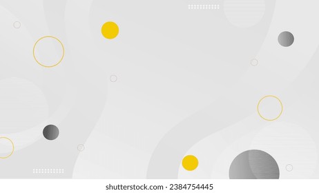 abstract gradient white wave and colorful round background, minimal dynamic curve graphic, modern grey space layout