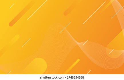 Abstract gradient yellow backgound  vector