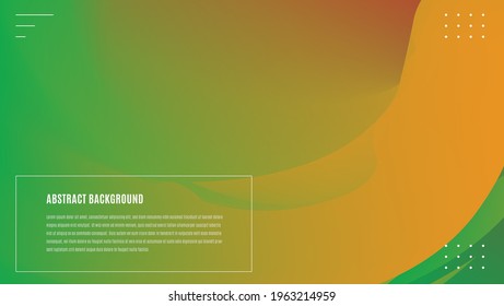 Gradiente Abstracto Fondo Verde Amarillo Con Efecto De Curva Giratoria. Se Puede Utilizar Pancarta De Compostaje, Página De Inicio, Portada O Plantilla De Presentación.