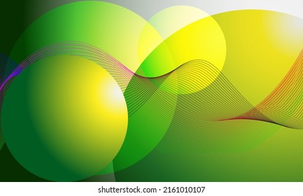 Abstract gradient yellow green background with geometric illustration design vector eps 10