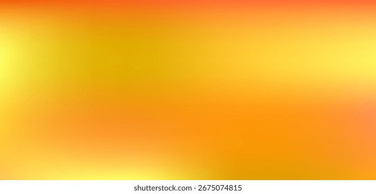 Abstrakter Farbverlauf gelb-orange, weicher Farbhintergrund. Modernes horizontales Design für mobile App.