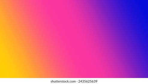 Abstract Gradient Yellow Pink Blue Background	