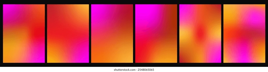 Abstract gradients backgrounds. Colorful backgrounds. Gradient backgrounds for instagram