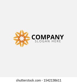 Abstract gradients logo icon vector design with simple, elegance, and luxury styles