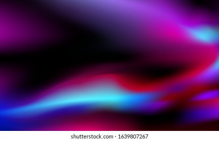 Abstract gradients neon waves banner template background.