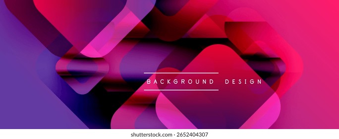 Abstract gradients overlap, creating dynamic visual texture. Modern design elements suggest fluidity, depth, vibrant color scheme.