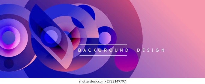 Los Gradientes Abstractas se superponen creando un efecto visual dinámico. Los Elementos de diseño modernos sugieren innovación, tecnología, energía. Los colores brillantes dominan la composición.