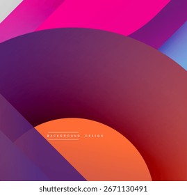 Los Gradientes Abstractas se superponen, creando vibrantes transiciones de color. Las Formas suaves sugieren movimiento, estética moderna. Elemento de diseño de fondo.