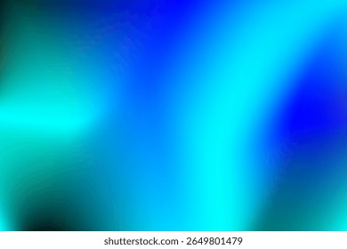 Gradientes abstratos em tons de verde azul vibrante e aquático