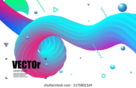 Abstract gradients waves background. colorful vector illustration