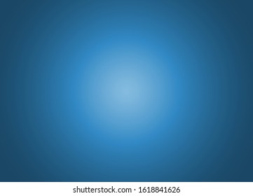 Abstract graditent blue color templated background. Vector Illustration.