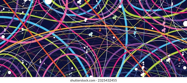 Abstract graffiti art bacgkround in rainbow colors. graffiti urban theme for prints, banners, and textiles in vector format
