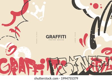 Premium Vector  Los angeles graffiti bubble style hand drawn