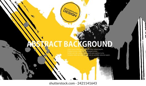 Abstract graffiti banner with colorful elements, paint splashes, scribbles and throw up pieces. Vector illustration.