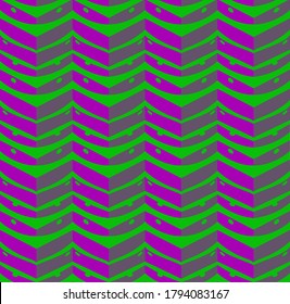 Abstract graffiti geometric seamless pattern
