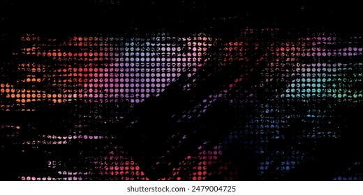 Abstract graffiti painting bright color texture on concrete wall background