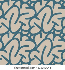 Abstract Graffitti Seamless Pattern