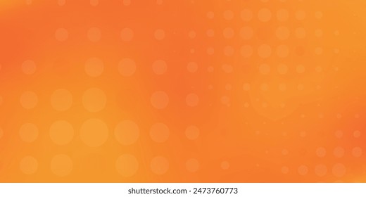 Abstract grain soft noise effect pattern gradient background vintage orange and light yellow colors. vector.