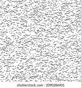 Abstract grain vector seamless pattern. Noise grunge black white repeat flecked texture background. Textured paper overlay repeat pattern with dots, spots, stains.