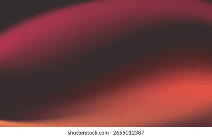 Fundo granulado abstrato brilhante vermelho borrado cor fluxo banner design de tampa de pôster, efeito de textura de ruído