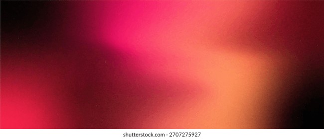 Abstract grainy background glowing red blurred color flow banner poster cover design, noise texture effect

