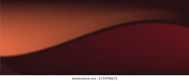 Fundo granulado abstrato brilhante vermelho borrado cor fluxo banner design de tampa de pôster, efeito de textura de ruído

