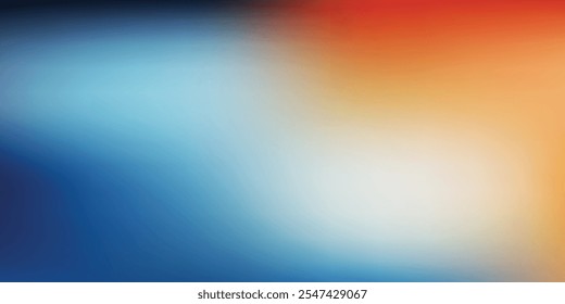Abstract grainy gradient background, orange brown gradient wave, dark background banner header design