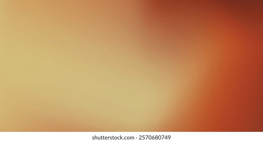 Abstract grainy noisy gradient background, brown orange glowing gradient wave dark art simple modern design