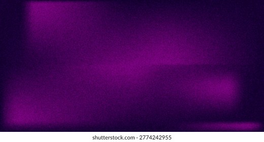 Abstract grainy purple gradient background with a lo-fi noise texture. Retro aesthetic dark violet wallpaper for posters, social media, and digital art.