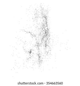 Abstract grainy texture isolated on a white background. Flat design element. Vector illustration,eps 10.