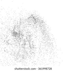 Abstract grainy texture isolated on white background. Flat design element. Vector illustration,eps 10.