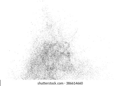 Abstract grainy texture isolated on white background. Flat design element. Vector illustration,eps 10.